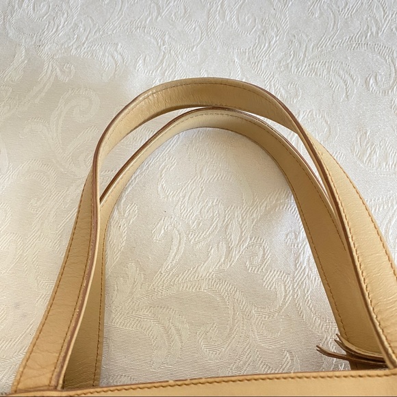Burberry beige tonal stitch check leather tote - Picture 9 of 15